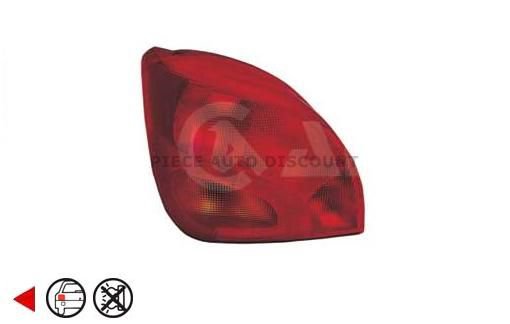 Acessar a peça Farolim traseiro esquerdo