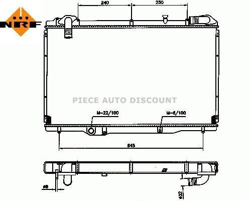 Acessar a peça Radiador 2.2l td + clim. ->00