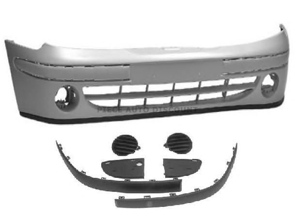 Acessar a peça Para choques frente preparado com frisos