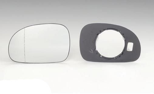Vidro + suporte espelho esquerdo [grande angular]