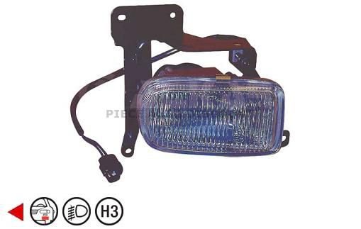 Acessar a peça Luz nevoeiro esquerdo h3 4 portas