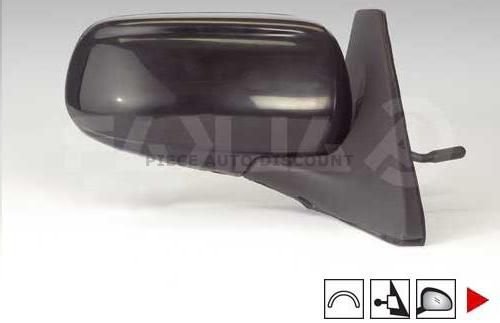 Acessar a peça Espelho direito mecânico, convexo