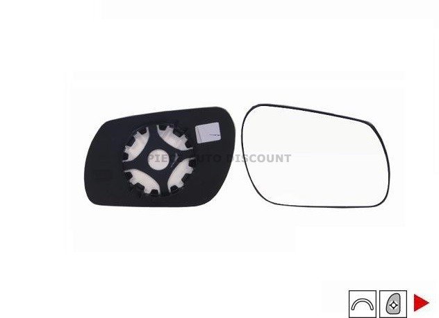 Acessar a peça Vidro + suporte do retrovisor direito Acessar a peça Vidro + suporte do retrovisor direito