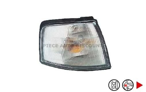 Acessar a peça Lente frontal esquerda branca ->00 Acessar a peça Lente frontal esquerda branca ->00