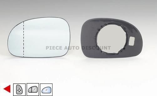 Acessar a peça Vidro azul + suporte espelho esquerdo [grande angular]