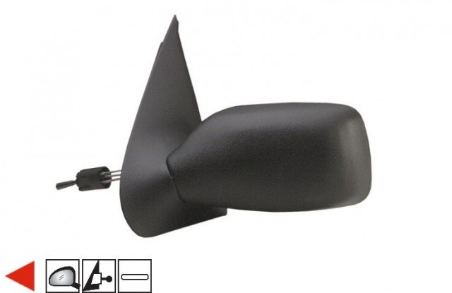 Acessar a peça Espelho esquerdo mecânico