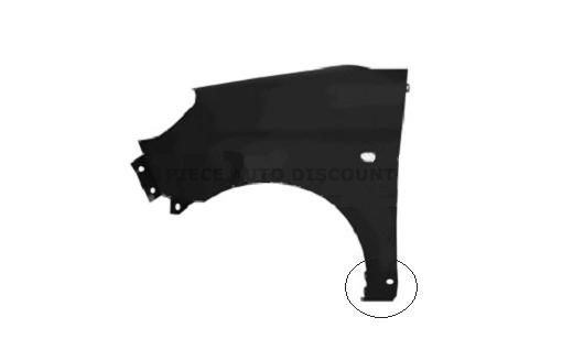 Acessar a peça Guarda lama frente esquerda com buraco friso com buraco piloto Acessar a peça Guarda lama frente esquerda com buraco friso com buraco piloto