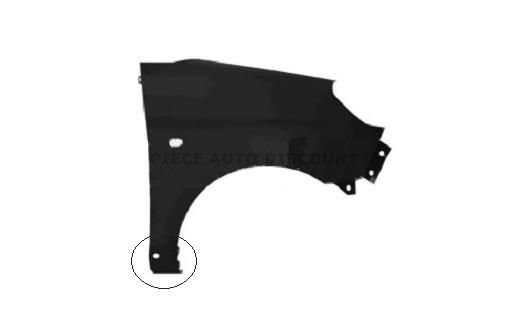 Acessar a peça Guarda lama frente direita com buraco friso com buraco piloto Acessar a peça Guarda lama frente direita com buraco friso com buraco piloto