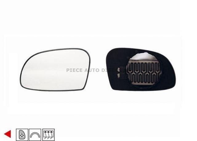 Acessar a peça Vidro com suporte esquerdo convexo, termico Acessar a peça Vidro com suporte esquerdo convexo, termico