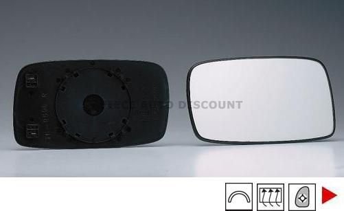 Acessar a peça Vidro + suporte do espelho retrovisor direito aquecido