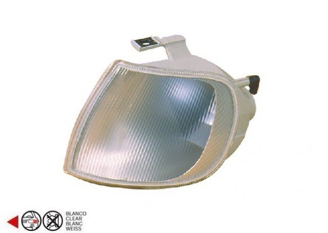 Acessar a peça Pisca frente esquerda, branca Acessar a peça Pisca frente esquerda, branca