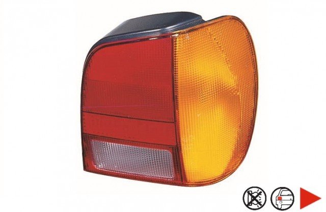 Acessar a peça Farolim traseiro direito [Vermelho - Laranja]