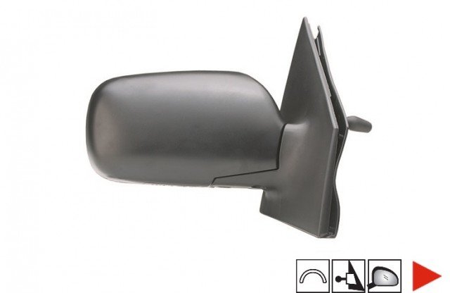 Acessar a peça Espelho direito mecânico, convexo