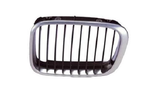 Grelha esquerda borde cromado/lamas pretas & compact 2001->