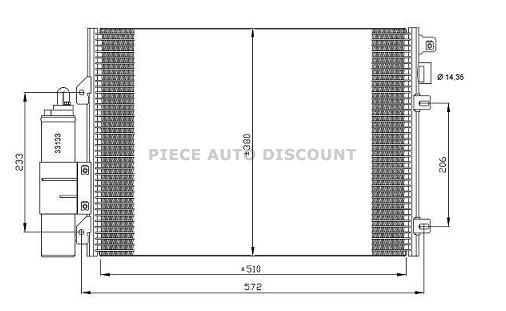 Acessar a peça Condensador ar condicionado 1.4l - 1.6l - 1.6l16v