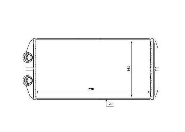 Radiador de aquecimento CITROEN C4 PICASSO  pour CITROEN C4 PICASSO Radiador de aquecimento CITROEN C4 PICASSO  pour CITROEN C4 PICASSO