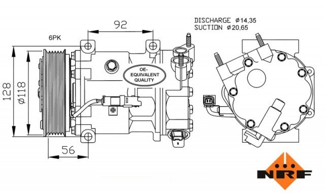 Acessar a peça Compressor de climatização Acessar a peça Compressor de climatização