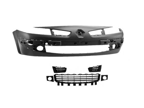 Para-choque dianteiro com primer + grades pretas RENAULT MEGANE Para pintar a cor do veículo. Fornecido com grelhas superiores pretas + grelha inferior + tampas de nevoeiro. Exceto Renault Sport 2.0LT e versão GT.  pour RENAULT MEGANE Para-choque dianteiro com primer + grades pretas RENAULT MEGANE Para pintar a cor do veículo. Fornecido com grelhas superiores pretas + grelha inferior + tampas de nevoeiro. Exceto Renault Sport 2.0LT e versão GT.  pour RENAULT MEGANE