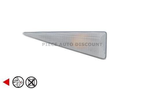 Acessar a peça Pisca lateral esquerdo branco