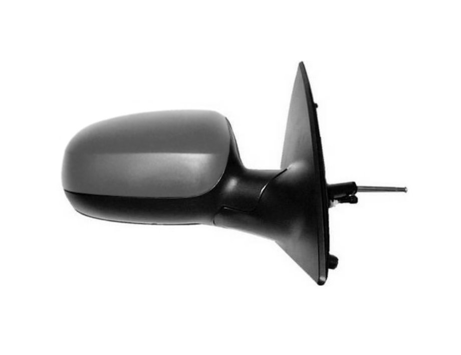 Espelho direito mecânico, convexo, preparado