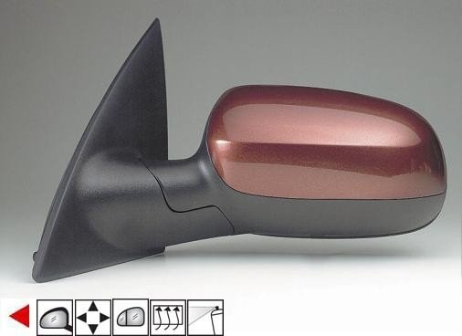 Acessar a peça Espelho esquerdo eletrico, asferico, termico, preparado