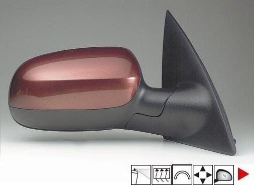 Acessar a peça Espelho direito eletrico, convexo, termico, preparado