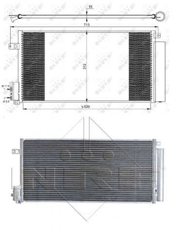 Acessar a peça Condensador de climatização 1.6l jtdm - 2.0l jtdm Acessar a peça Condensador de climatização 1.6l jtdm - 2.0l jtdm