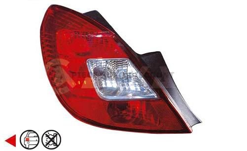 Acessar a peça Farolim traseiro esquerdo 5ptes Acessar a peça Farolim traseiro esquerdo 5ptes