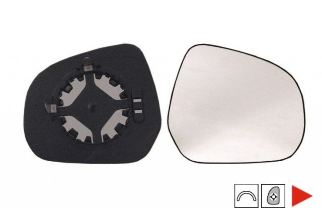 Acessar a peça Vidro + suporte espelho esquerdo