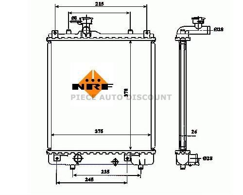 Acessar a peça Radiador 1.0l 12v - 1.2l 16v Acessar a peça Radiador 1.0l 12v - 1.2l 16v