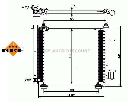 Acessar a peça Condensador de climatização 1.3l cdti Acessar a peça Condensador de climatização 1.3l cdti