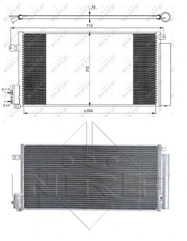 Acessar a peça Condensador de climatização 1.4lt - 1.3l jtdm - 1.6l jtdm Acessar a peça Condensador de climatização 1.4lt - 1.3l jtdm - 1.6l jtdm