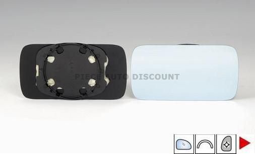 Acessar a peça Vidro com suporte direito, convexo, azul Acessar a peça Vidro com suporte direito, convexo, azul