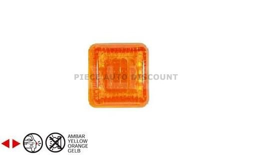 Acessar a peça Lente lateral âmbar [quadrada]