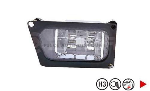 Acessar a peça Luz nevoeiro direito h3 Acessar a peça Luz nevoeiro direito h3