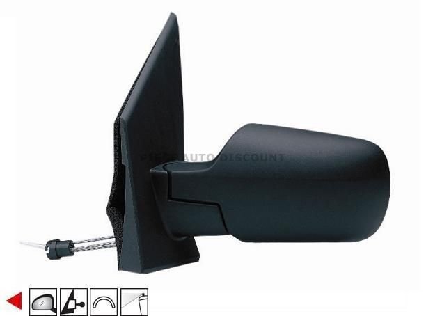 Acessar a peça Espelho esquerdo mecânico, convexo, preparado