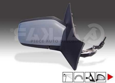 Acessar a peça Espelho direito, completo, mecânico, convexo, preparado Acessar a peça Espelho direito, completo, mecânico, convexo, preparado