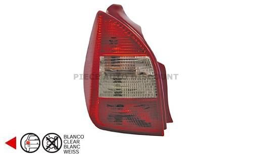 Acessar a peça Luz tras esquerda [vermelho - branco] 05->