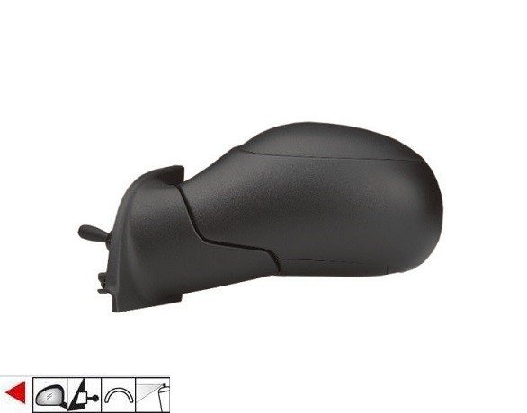 Acessar a peça Espelho esquerdo mecânico, convexo, preparado