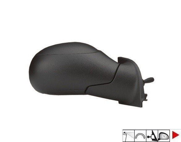 Acessar a peça Espelho direito mecânico, convexo, preparado