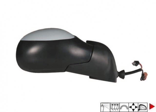 Acessar a peça Espelho direito eletrico, convexo, termico, preparado