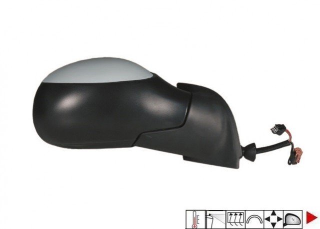 Acessar a peça Espelho direito eletrico, convexo, termico, preparado, sondatemperatura