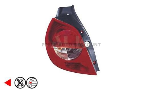 Acessar a peça Grupo optico traseiro esquerdopy21w+p21wx2+p21/5w tipo v 3/5 portas