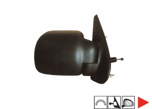 Acessar a peça Espelho direito mecânico, convexo