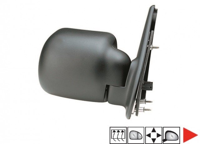 Acessar a peça Espelho direito elétrico, aquecido [grande angular] ->01