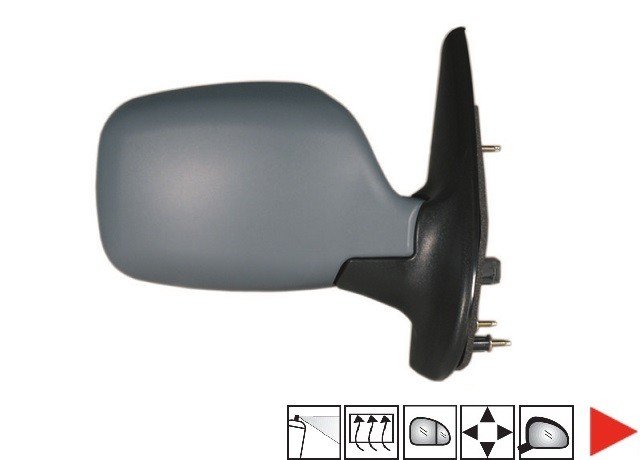 Acessar a peça Espelho direito elétrico, aquecido, preparado [grande angular] 01->