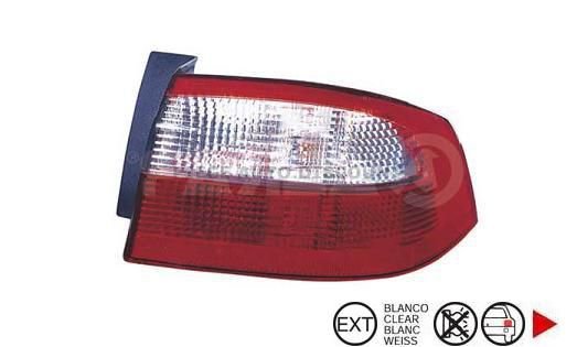 Acessar a peça Grupo optico exterior traseiro direito branco py21w+p21/5w tipo v 5 portas