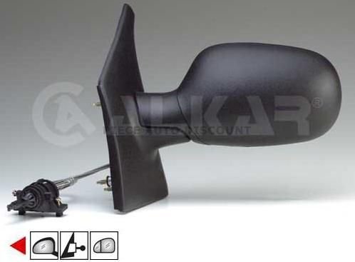 Acessar a peça Espelho esquerdo mecânico, asferico