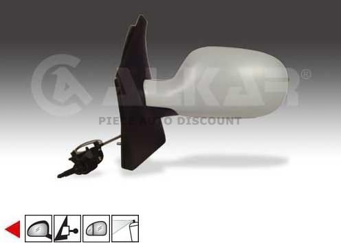 Acessar a peça Espelho esquerdo mecânico, asferico, preparado