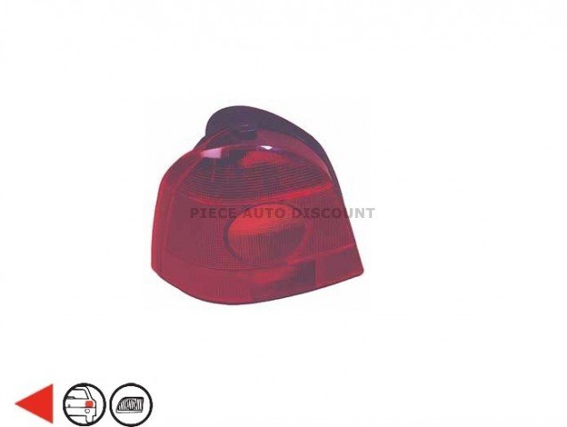 Acessar a peça Pisca tras esquerda